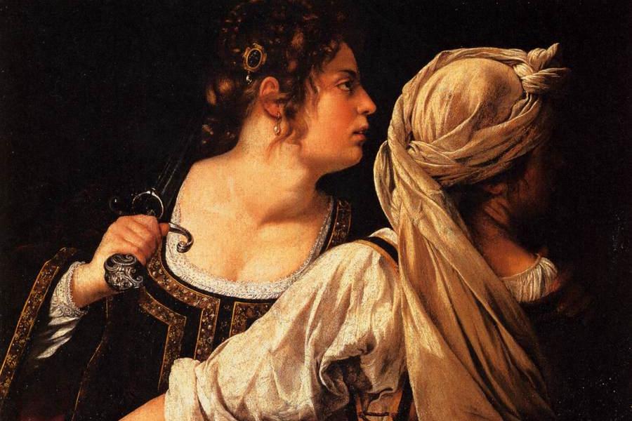 Judit i la seva serventa amb el cap d'Holofernes | Artemisia Gentileschi | 1618