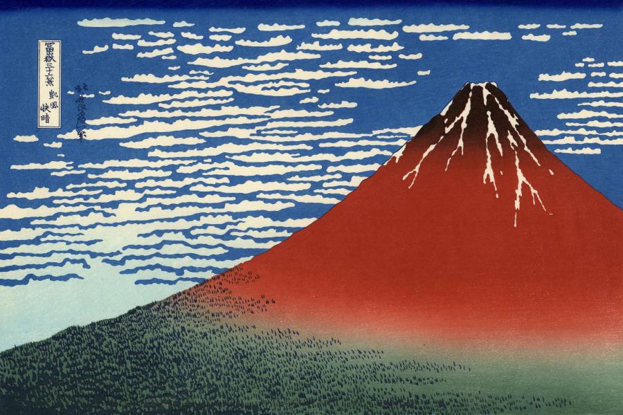 Mont Fuji, Katsushika Hokusai