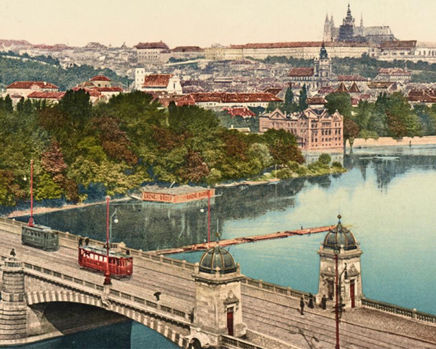 Praga, abans del 1906. The Library of Congress.