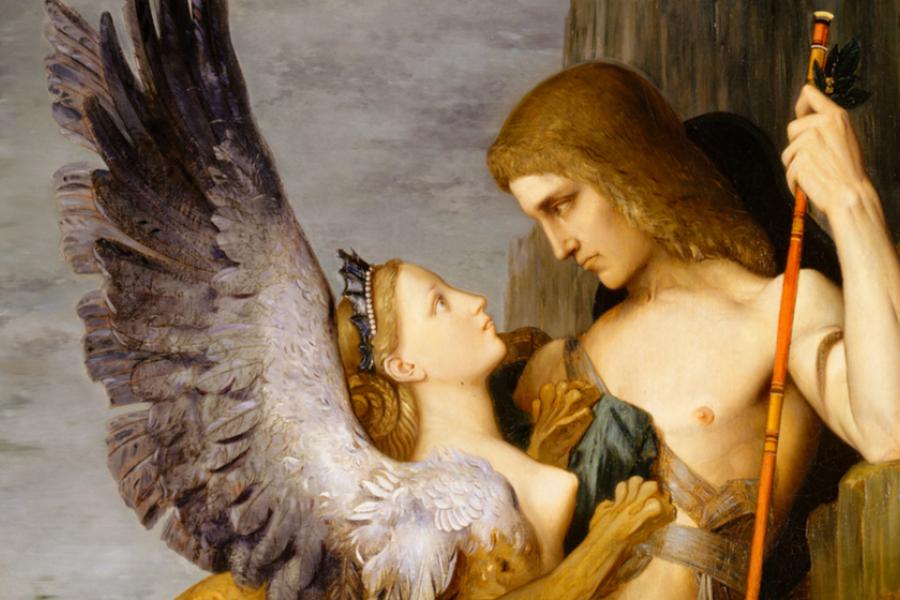 Edipo y la Esfinge, Gustave Moreau, 1864