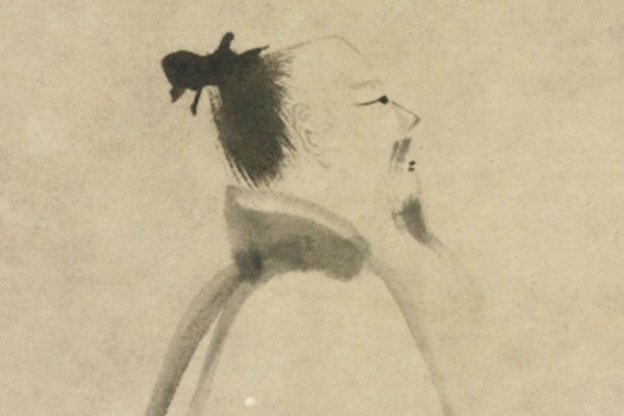 El poeta Li Bai, Liang Kai, s. XIII