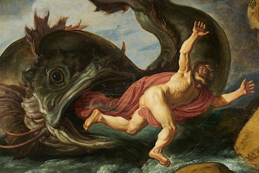 Jonás y la Ballena, Pieter Lastman, 1621