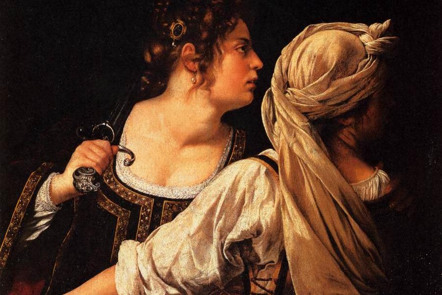 Judith y su doncella con la cabeza de Holofernes | Artemisia Gentileschi | 1618