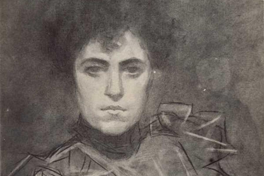 «Autoretrat», Caterina Albert, 1900.