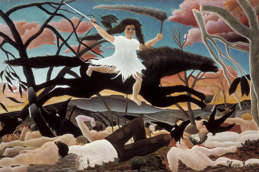 "La guerra". Henri Rousseau, 1894.