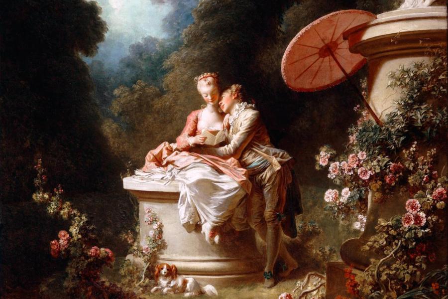 La declaració d'amor. Jean-Honoré Fragonard, 1771.