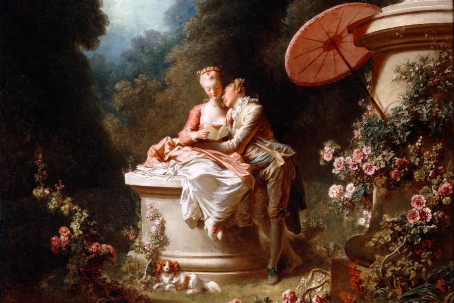 La declaració d'amor. Jean-Honoré Fragonard, 1771.