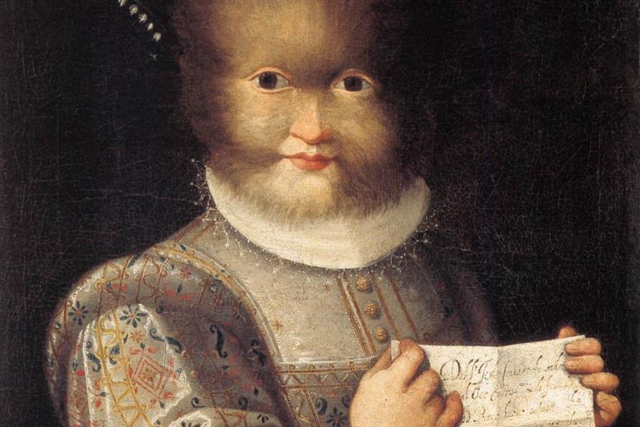 Retrat d’Antonietta Gonsalvus. Lavinia Fontana, 1583.