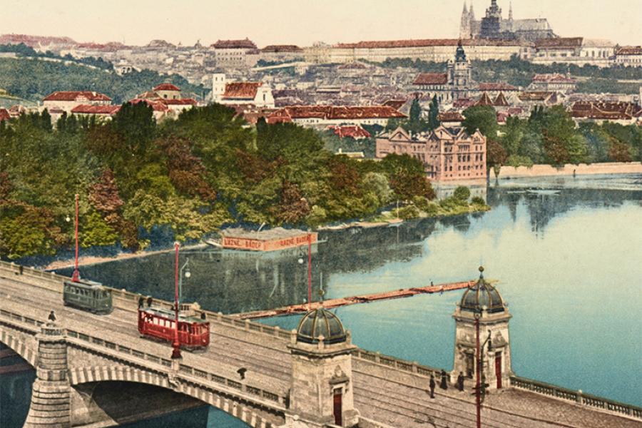 Praga, abans del 1906. The Library of Congress.