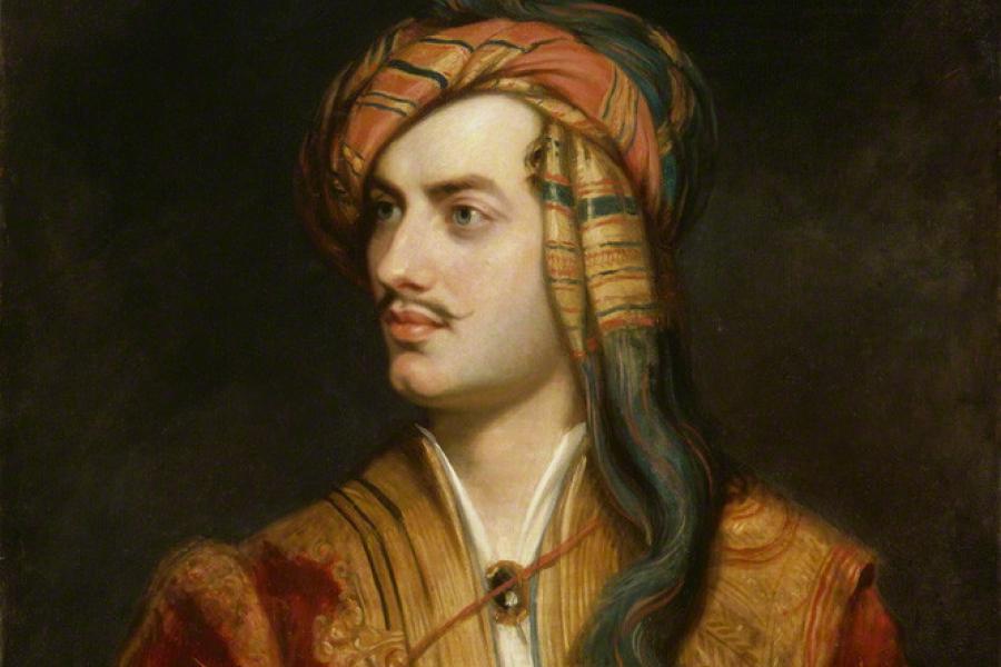 Lord Byron, retrat de Thomas Phillips, 1835.