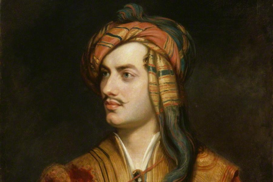 Lord Byron, retrato de Thomas Phillips, 1835.