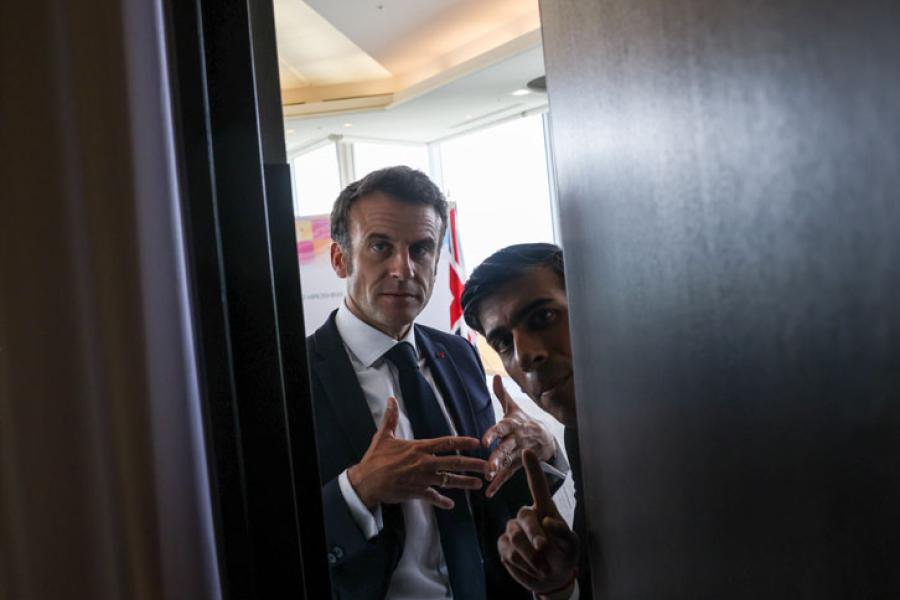 Rishi Sunak i Emmanuel Macron al G7 celebrat al Japó en 2023 | Simon Dawson / No 10 Downing Street | CC BY-NC-ND 2.0 DEED