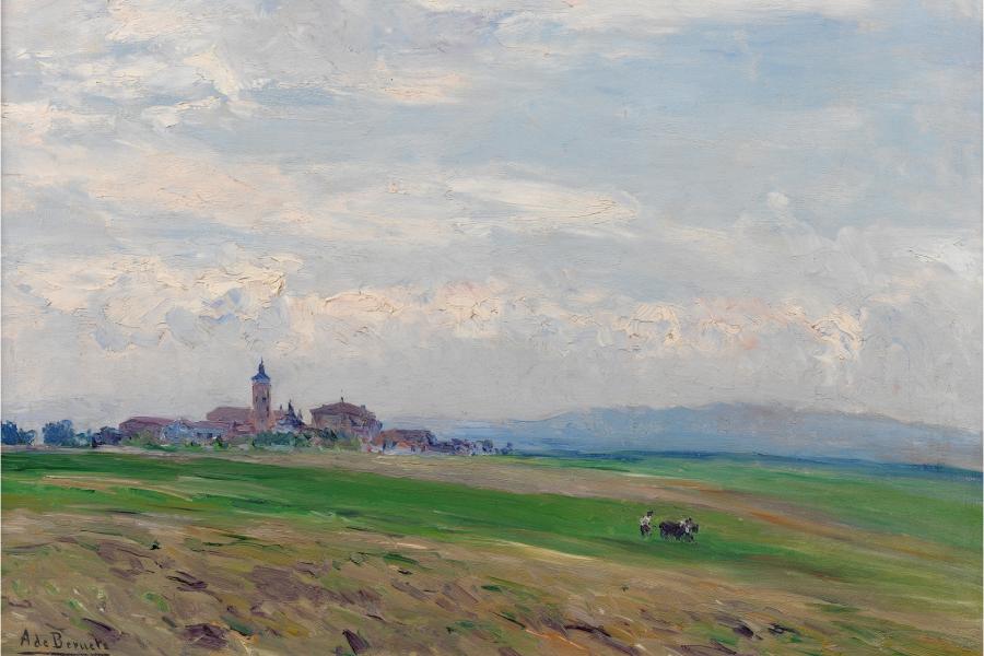 "Tierra castellana", Aureliano de Beruete, 1911, ©Museo Nacional del Prado