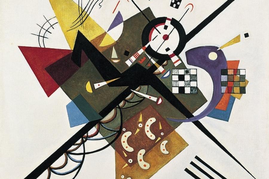 Sobre blanco II, Wassily Kandinsky, 1923.