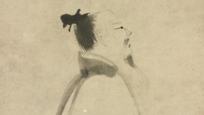 El poeta Li Bai, Liang Kai, s. XIII