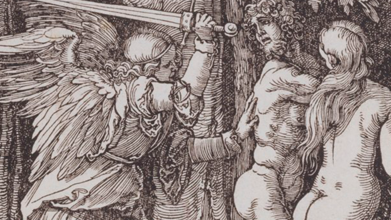 Albrecht Dürer, "La expulsión del paraíso" (1510)