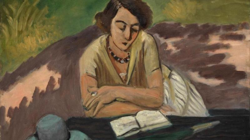 Reading Woman with Parasol, Henri Matisse, 1921