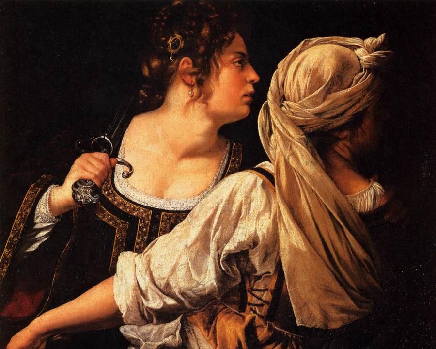 Judit i la seva serventa amb el cap d'Holofernes | Artemisia Gentileschi | 1618