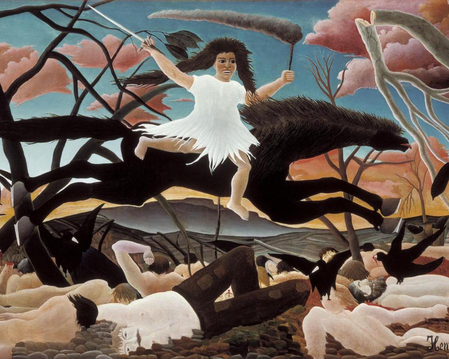 "La guerra". Henri Rousseau, 1894.