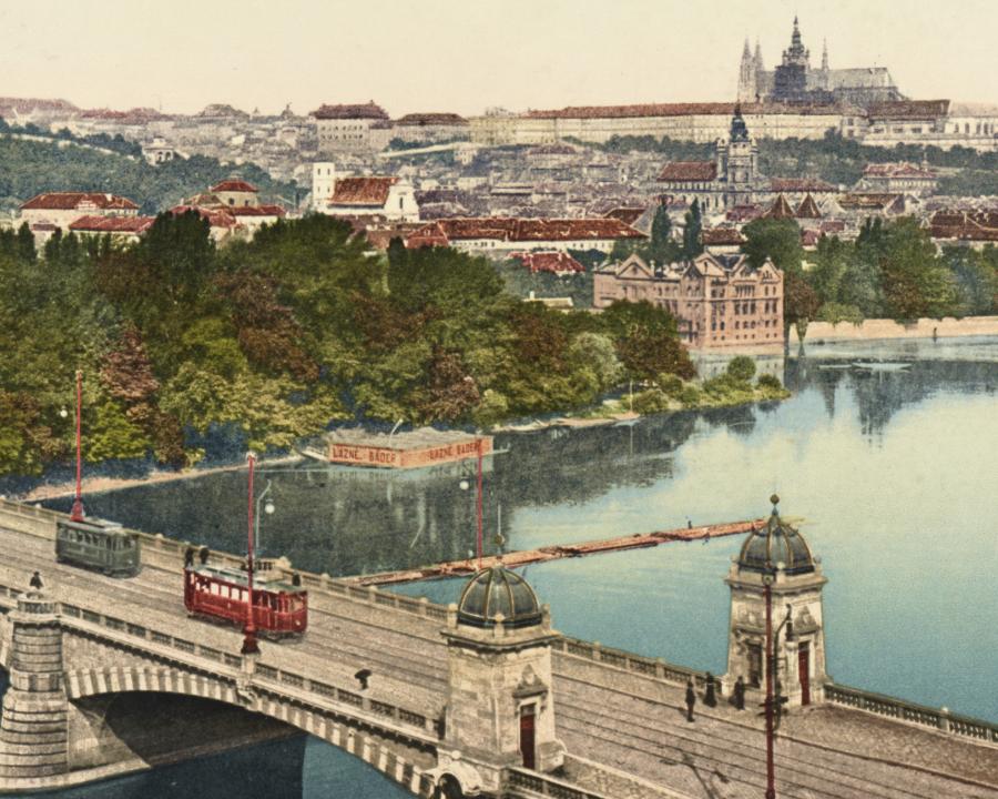 Praga, abans de 1906. The Library of Congress.