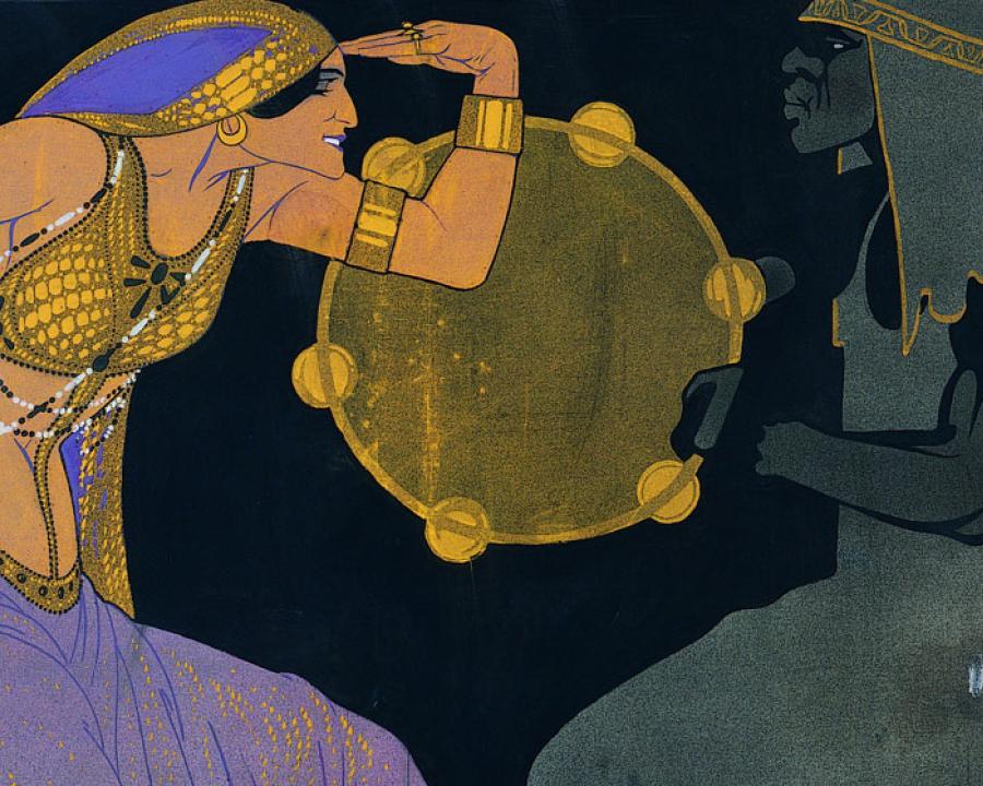 Baile de máscaras, Rafael de Penagos, 1912. Círculo de Bellas Artes de Madrid