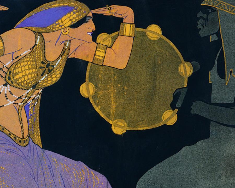Baile de máscaras, Rafael de Penagos, 1912. Círculo de Bellas Artes de Madrid